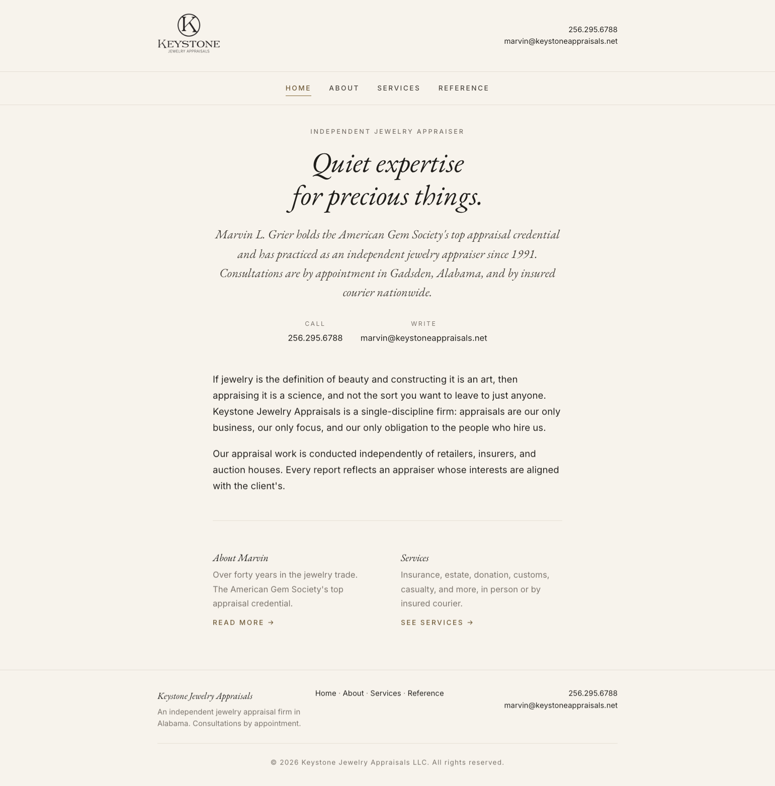 KJA redesigned website